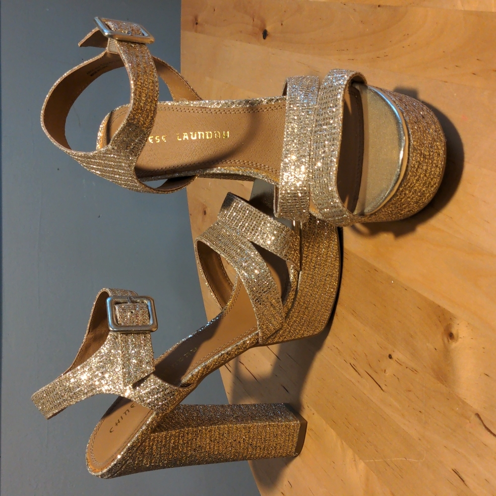 Chinese Laundry Gold Heels